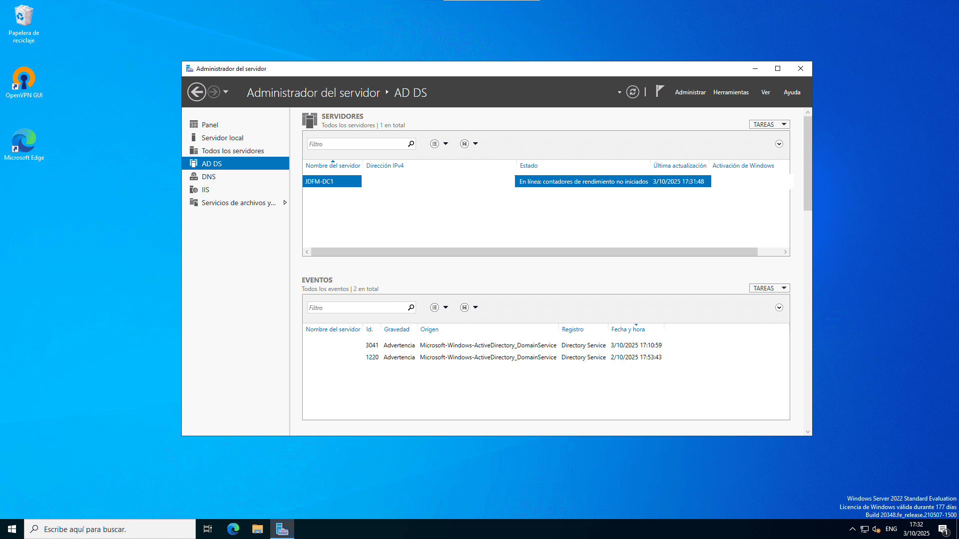 Infraestructura Windows Server