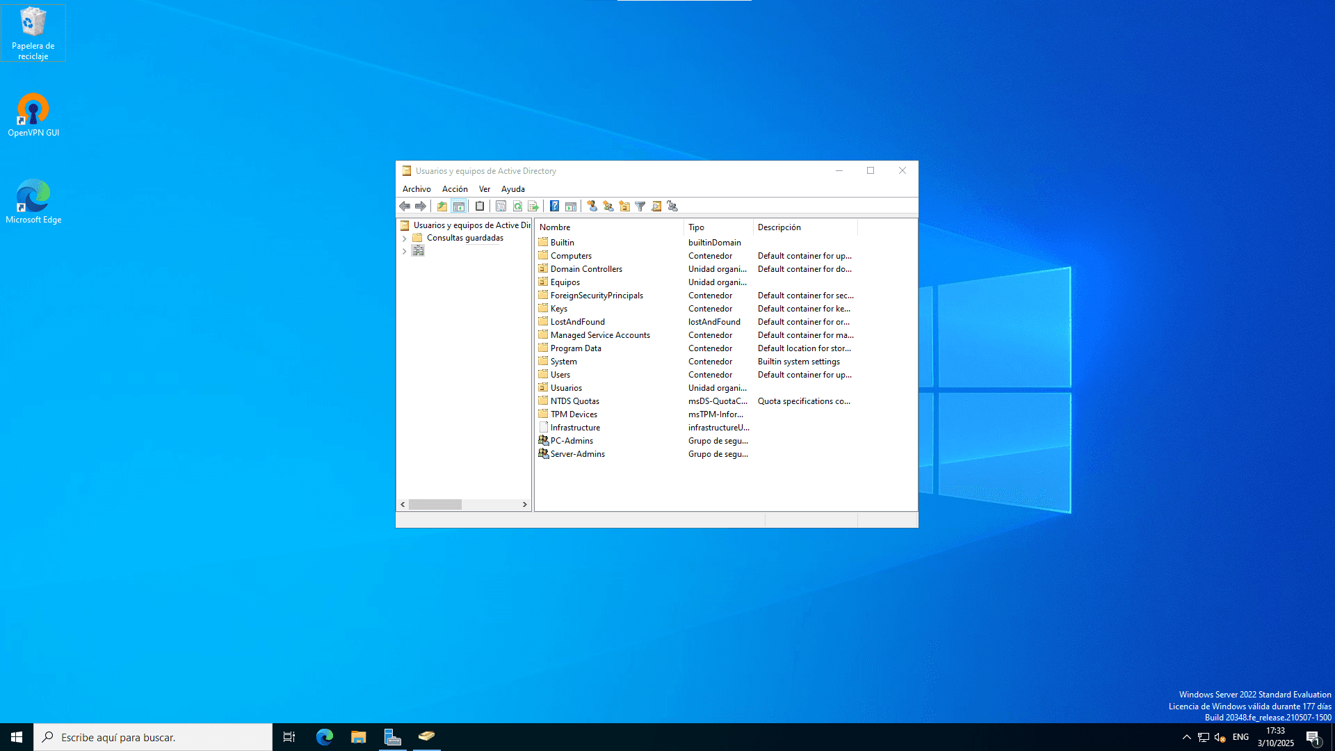 Infraestructura Windows Server